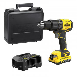 Masina de gaurit si insurubat cu percutie Stanley SFMCD715D1K, cu acumulator