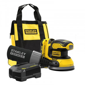 Slefuitor orbital Stanley SFMCW220D1S, 125mm, cu acumulator