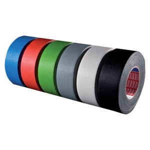 Tesa - Banda adeziva textila 4671, rosu, 50mm, 50m [04671-00014-00]