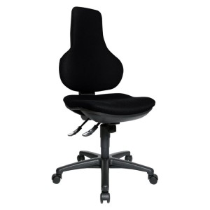 Topstar - Scaun pivotant de birou Ergo Point, negru [EPO20BC0]