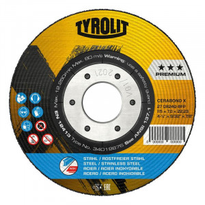 Tyrolit - Disc de slefuit CERABOND 115x4mm [34401827]