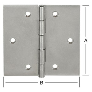 VORMANN - Balama patrata 50x50mm, inox [10503050]