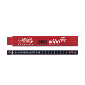 wiha - Rigla pliabila, Longlife Plus Composite, 2m, metrica, 10 segmente [WH37067]